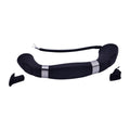 GRAB HANDLE W/ STAINLESS STEEL RINGS BLACK BLUE LED