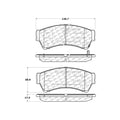 Stoptech PosiQuiet Semi Met Pads FOR
