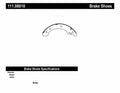 CENTRIC BRAKE SHOES