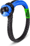 3/8IN NEXGEN GATORJAW SYN SHACKLE BLUE/BLACK