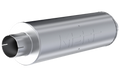 MBRP Universal Mandrel 2.25in - 180 Deg Bend 12in Legs Aluminized Steel (NO DROPSHIP)