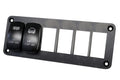 ALUMINUM ROCKER SWITCH MOUNTING PANEL FOR(6)ROCKER SWITCHES