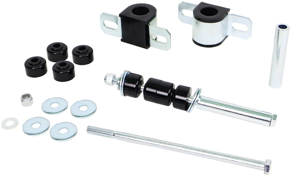 Sway bar - mount bushing 10 Bushings 2 Saddles 2 Tubes 10 Washers 2 Nuts 2 Bolts Grease