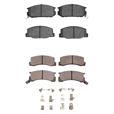 R1 1982-1985 Toyota Celica Rear R1 Semi Met Pads & Hardware Kit