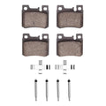 R1 86-95 Mercedes-Benz C280 Rear Euro Ceramic Brake Pads and Hardware Kit