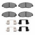 R1 90-99 Honda Accord Coupe Front Semi Met Brake Pads and Hardware Kit