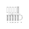King Engine Bearings Ford 281CI 4.6L V8 (Size STD) Main Bearing Set
