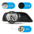 0709 TOYOTA CAMRY 0709 FOG LIGHTS(CLEAR)(WIRING KIT INCLUDED)