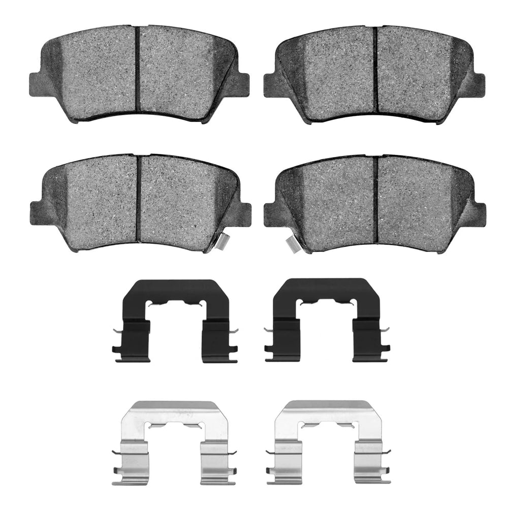 R1 10-24 Kia Soul Front Semi Met Brake Pads and Hardware Kit