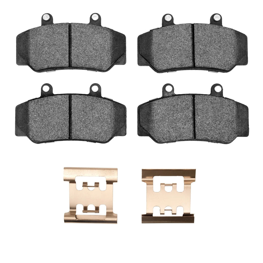 R1 82-92 Volvo 745 Front Ceramic Brake Pads and Hardware Kit
