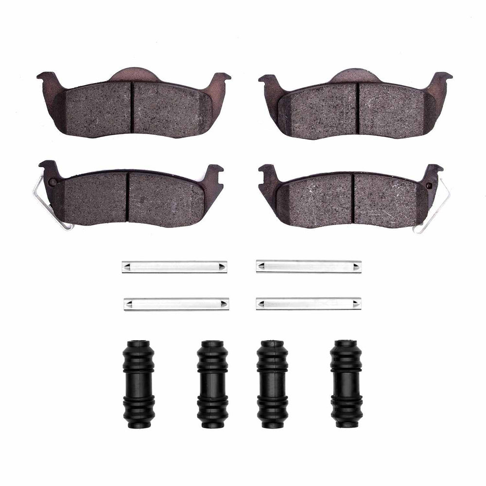 R1 2005-2010 Jeep Commander Rear R1 Ceramic Pads & Hardware Kit