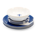 DINNERWARE SET 12PIECE MELAMINE SERVICE FOR 4 (E/F)