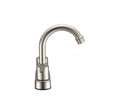 MODERN ARC SPOUT RV BAR FAUCET BRUSHED SATIN NICKEL