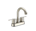MODERN ARC SPOUT RV BAR FAUCET BRUSHED SATIN NICKEL