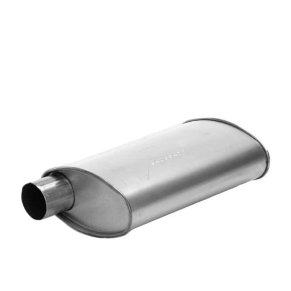 MUFFLER CHERRY BOMB TURBO MED. OVALO/C 18IN OAL 2.50IN