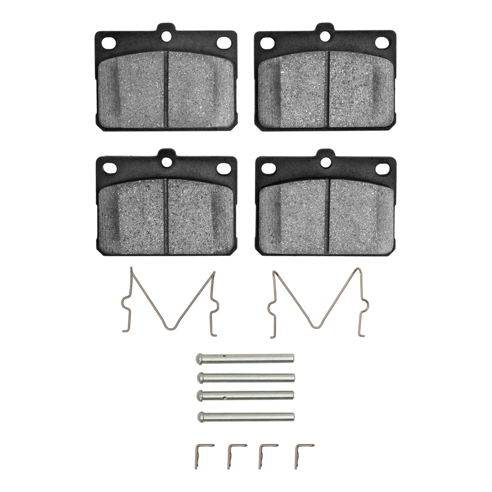 R1 72-78 Mazda 808 Front Optimum OE Pads & Hardware Kit