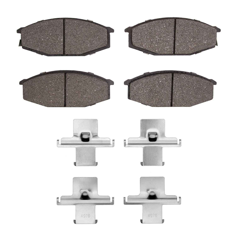 R1 79-83 Nissan 280ZX Front Semi Met Pads & Hardware Kit