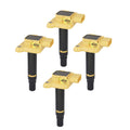 Direct Ignition Coil Supercoil Volkswagen / Audi 1.8L I4 Direct OEM Replacement 15 Percent More Spark Energy Silicone Magnetic Steel Core Yellow Each ACCEL