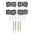 R1 06-10 Hummer H3T Front Ceramic Pads & Hardware Kit