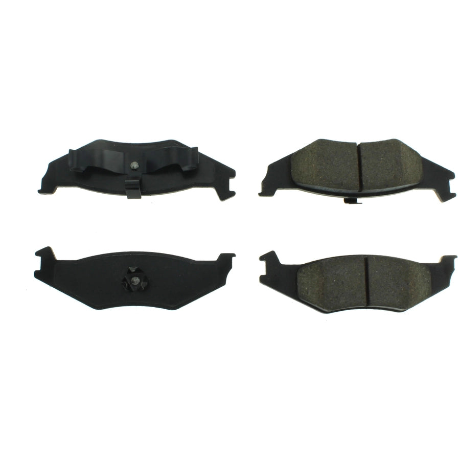 PosiQuiet Chrysler/Dodge 99-04 300M/01-10 PT Cruiser/91-93 Daytona/Dynasty Semi-Metallic Rr Brk Pads