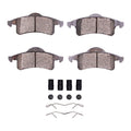 R1 99-04 Jeep Grand Cherokee Rear Ceramic Brake Pads & Hardware Kit