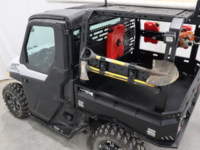 JT Black Ops Bed Rack Trail Tool Single Mount (Black Powder Coated)