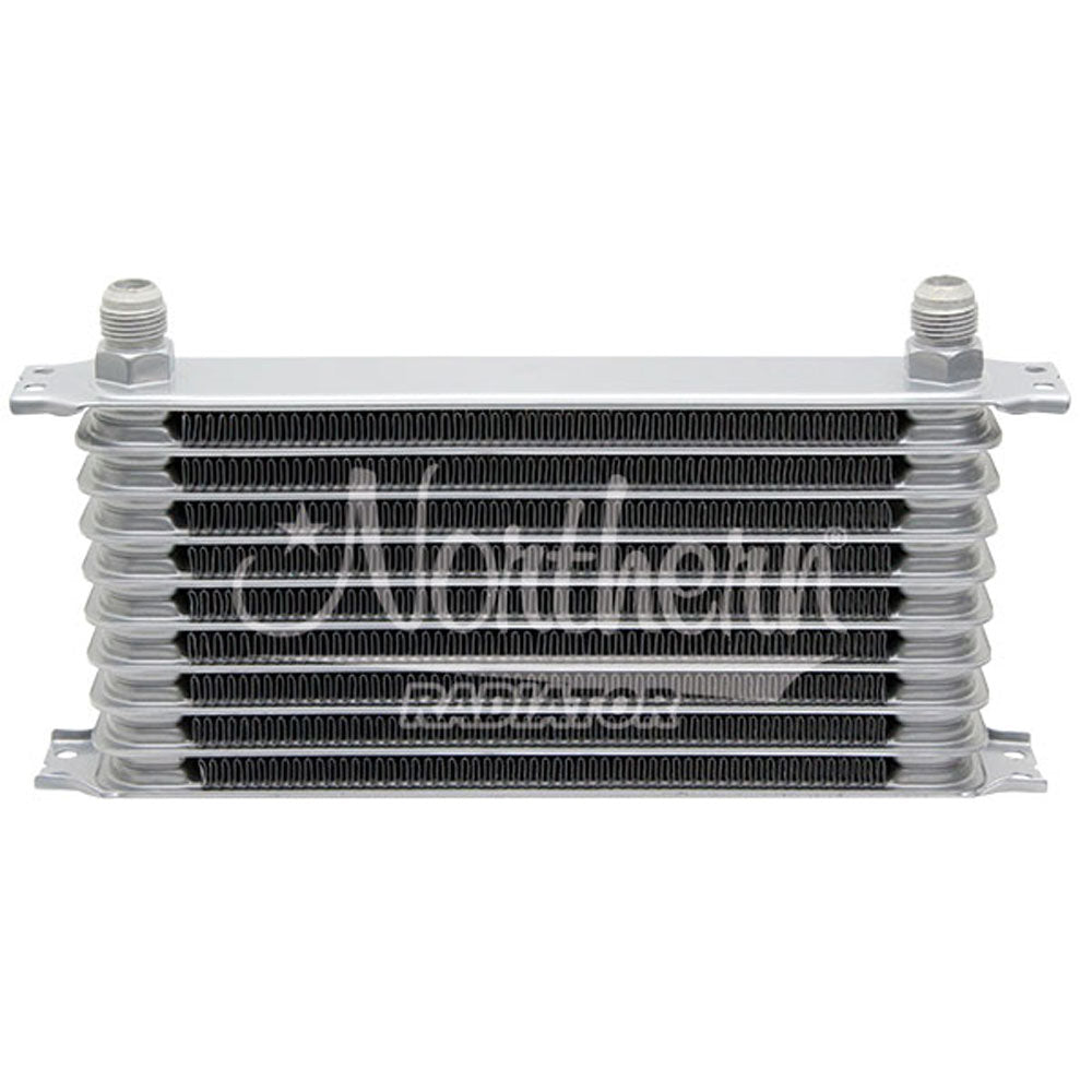 UNIVERSAL 10 PLATE HIGH PERFORMANCE OIL COOLER W/#10 AN FITTINGS