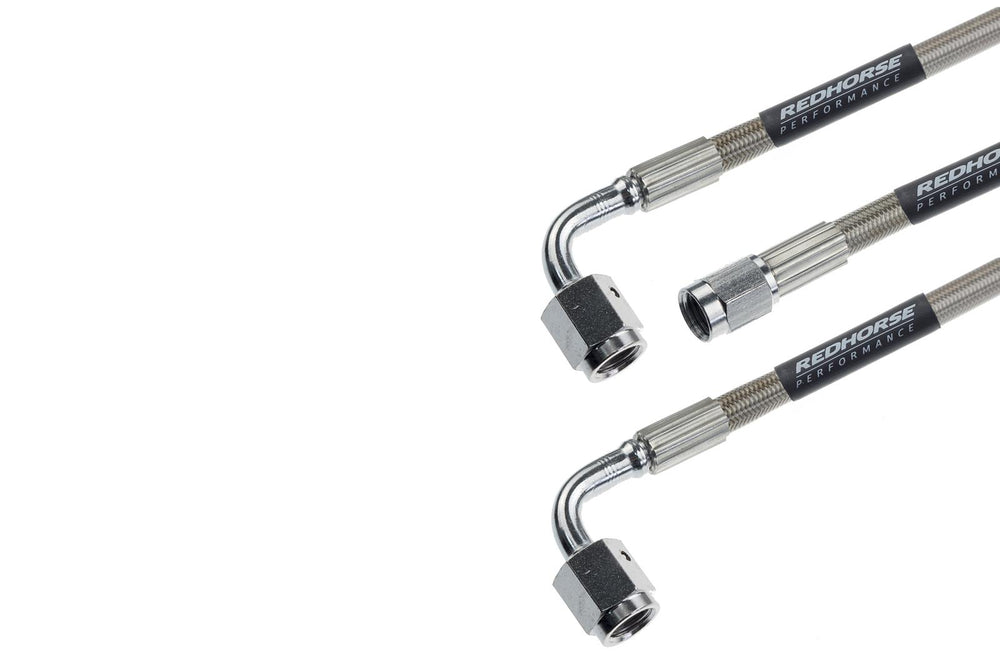 STRAIGHT 3 TO 90 DEGREE 3 60IN PRE ASSEMBLED BRAKE LINE