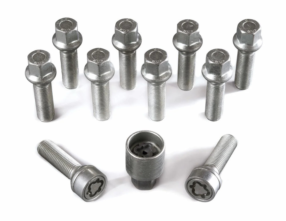 H&R Wheel Bolts 14 X 1.5 / Length 31mm / VW / Audi Ball / Head 17mm - Set of 10