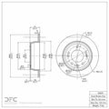 DFC 09-16 Hyundai Tucson Rear Brake Rotor