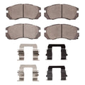 R1 90-96 Subaru Legacy Front Semi Met Brake Pads and Hardware Kit