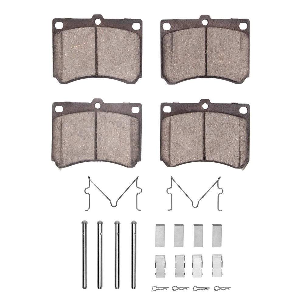 R1 90-03 Ford Escort Front Optimum OE Pads & Hardware Kit