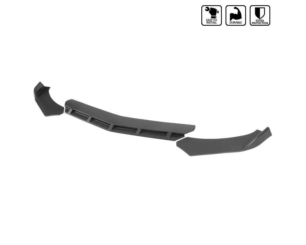 UNIVERSAL FRONTBUMPER LIP - MATTE BLACK