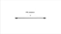 Fleece Performance 8in High Pressure Fuel Line (8mm x 3.5mm Line M14x1.5 Nuts)
