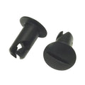 Moroso Quick Fastener - Oval Head - 5/16in x .450in - Aluminum - Black - 10 Pack