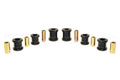 Prothane 84-87 Honda Civic/CRX Front Lower Control Arm Bushings - Black