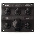 NYLON SWITCH PANEL 5 TOGGLES W /SOC