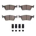 DFC 85-88 Chrysler Daytona Rear 5000 Advanced Semi Metallic Brake Pads and Hardware Kit