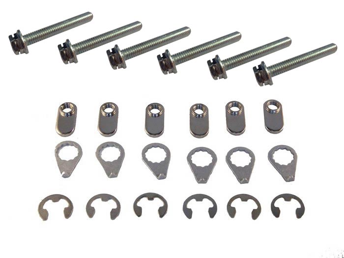 COLLECTOR KIT W/ (6) 3/816 X 2.5 FLANGE BOLT
