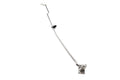 Kentrol 07-18 Jeep Wrangler JK Hood Prop Rod - Polished Silver