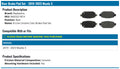 BRAKE PAD SET