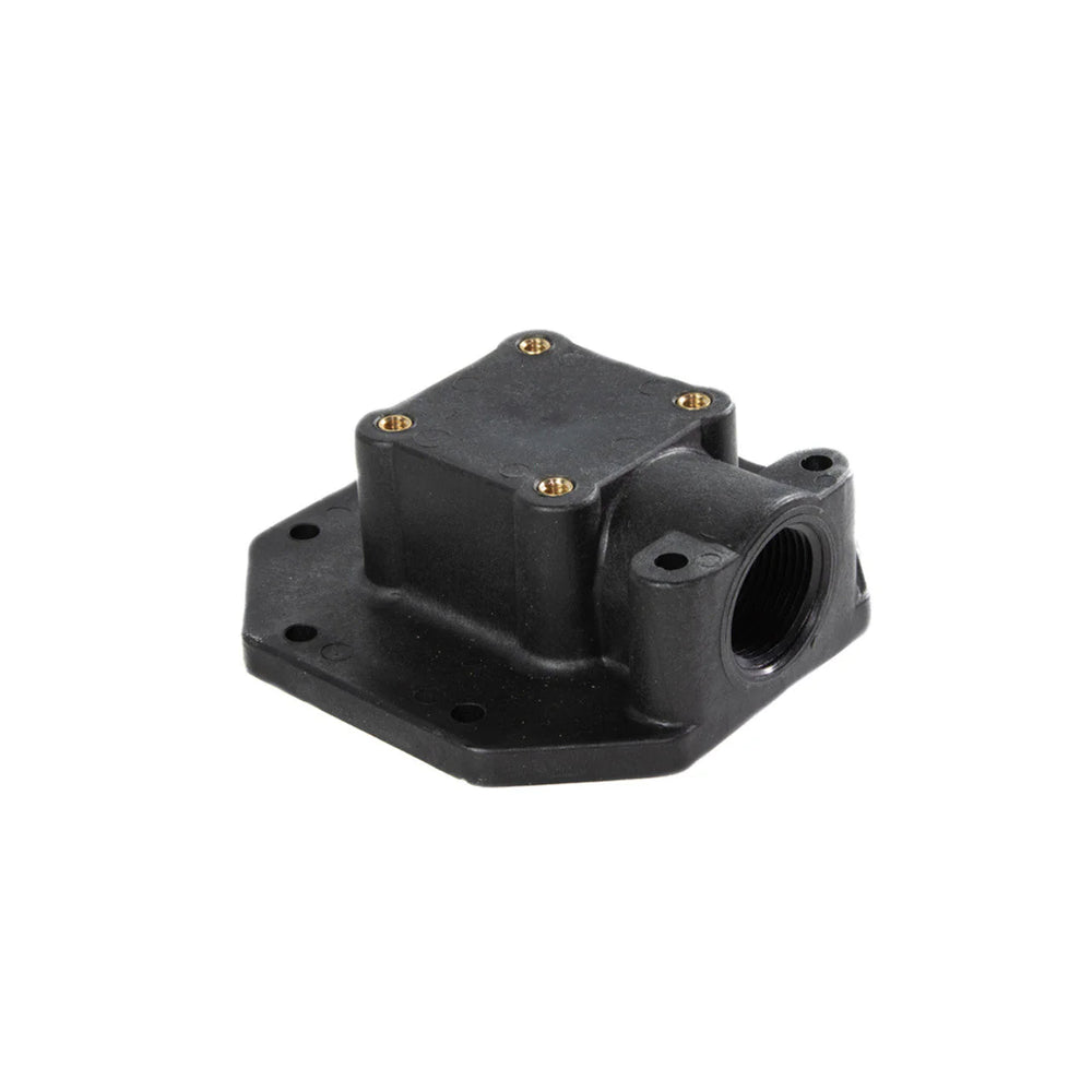 FLANGE 90 PLASTIC W/BRASS INSERTS