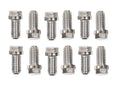 Stainless Steel Header Bolts Fits AMC 290-401, Chevrolet Small Block 262-400, Chrysler 383-440 except Hemi, Pontiac 326-455, Oldsmobile 330-455 Mr Gasket