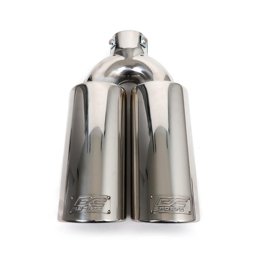 DC Sport Polished Stainless Universal Bolt On Exhaust Tip 2.375 5 Inlet 3.75 Outlet