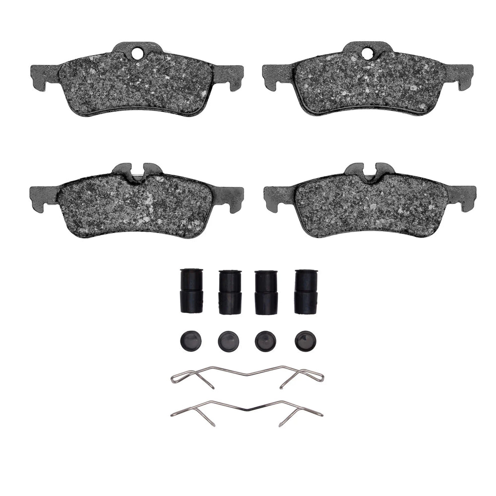 R1 02-08 Mini Cooper (Excl Clubman) Rear Ceramic Brake Pads & Hardware Kit