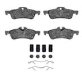 R1 02-08 Mini Cooper (Excl Clubman) Rear Ceramic Brake Pads & Hardware Kit