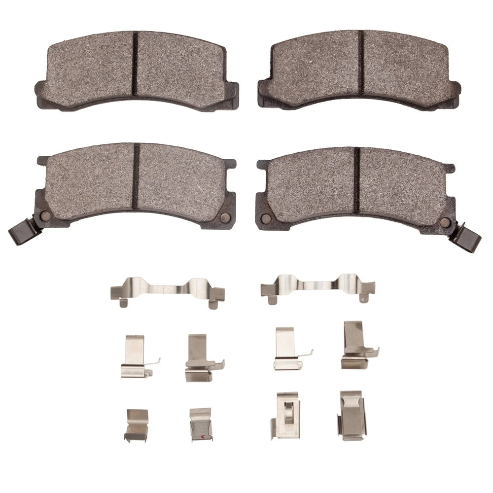 R1 82-85 Toyota Celica Rear Ceramic Brake Pads and Hardware Kit