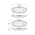 PREMIUM CERAMIC BRAKE PADS SHIMS AN