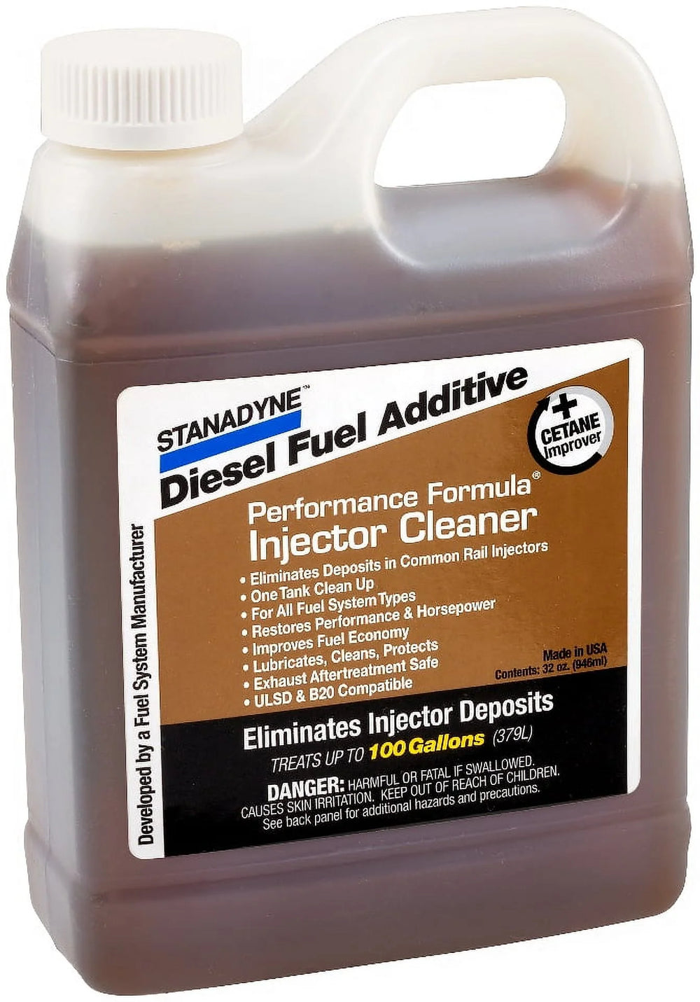 INJECTOR CLEANER32 OZ TREATS UP TO 100 GALLONS OF DIESEL FUEL