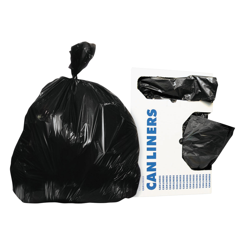 LINER BLACK 33X39 250CT 33 GAL LLDPE FLAT .65MIL